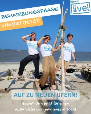 Die Bewerbungsphase für einen Auslandsfreiwilligendienst in 2026 mit ADRAlive! und @weltwaerts startet jetzt! 😍
Hast du Lust etwas sinnvolles nach dem Abi, nach der Schule oder nach deiner Ausbildung zu machen?
Dann haben wir genau das richtige für dich!
Engagiere dich 9-12 Monate in sozialen oder ökologischen Projekten weltweit uns sammle Erfahrungen für´s Leben🌎
-->wir entsenden Dich nach Tansania, Mosambik, Ghana, Peru und Albanien. 
Weitere Infos findest Du hier: adralive.de
#weltwärts #adralive #adradeutschland #freiwilligendienst #auslandsfreiwilligendienst #2026 #globaleslernen #engagement #dieweltentdecken #horizonterweitern #kulturaustausch #freiwilligfreiwillig #einjahrfreiwillig 
@weltwaerts 
@adra_deutschland 
@freiwilligfreiwillig 
@einjahrfreiwillig