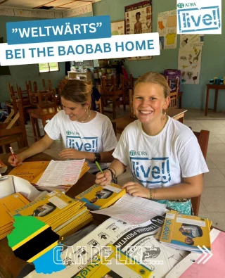 Nele & Elfie verstärken als @weltwaerts -Freiwillige seit August das Team von the Baobab Home 🤩 Ein Jahr verbringen die beiden an der Küste Tansanias und unterstützen die Einsatzstelle auf der Farm, in der Küche oder in der Schule. 
Die beiden haben sugar kürzlich ein eigenes Schwimmprojekt für die Kinder ins Leben gerufen🏊‍♂️ Danke für euer Engagement 🫶
Mehr Infos zur großartigen Einsatzstelle ➡️ @thebaobabhome 

@einjahrfreiwillig 
@freiwilligfreiwillig 

#auslandsfreiwilligendienst #adralive #Tansania #thebaobabhome #perpektivwechsel